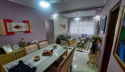 Apartamento com 2 dormitórios à venda, 90 m² por R$ 375.000,00 - José Menino - Santos/SP