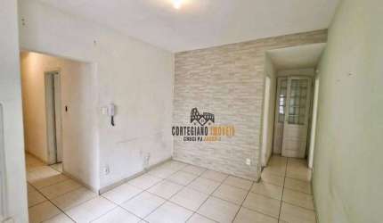 Apartamento com 1 dormitório para alugar, 65 m² por R$ 3.000,02/mês - José Menino - Santos/SP