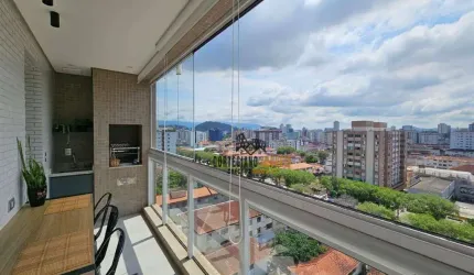 Residencial Odaléa, Santos  - Andar Alto - Lazer Completo - 2 Vagas Garagem !