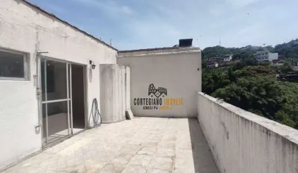 Apartamento Duplex com 2 dormitórios à venda, 100 m² por R$ 475.000,00 - José Menino - Santos/SP