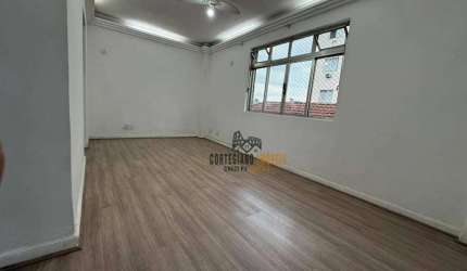 Apartamento com 2 dormitórios para alugar, 90 m² por R$ 3.000,00/mês - Encruzilhada - Santos/SP