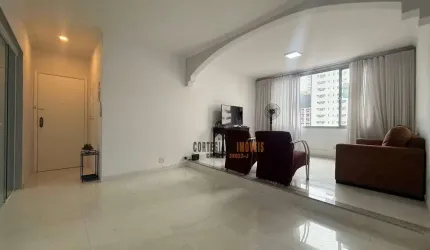 Apartamento com 2 dormitórios para alugar, 100 m² por R$ 4.500,01/mês - Boqueirão - Santos/SP