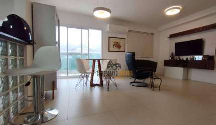 Apartamento Duplex com 2 dormitórios à venda, 88 m² por R$ 900.000,00 - José Menino - Santos/SP