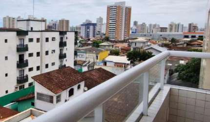 Apartamento para Venda em Praia Grande, Guilhermina, 2 dormitórios, 1 suíte, 1 banheiro, 1 vaga