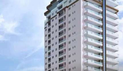 Apartamento para Venda em Praia Grande, Guilhermina, 2 dormitórios, 1 suíte, 1 banheiro, 1 vaga