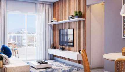 Apartamento para Venda em Praia Grande, Mirim, 2 dormitórios, 1 suíte, 1 banheiro, 1 vaga