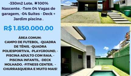Casa para Venda em Eusébio, COITÉ, 4 dormitórios, 4 suítes, 5 banheiros, 4 vagas