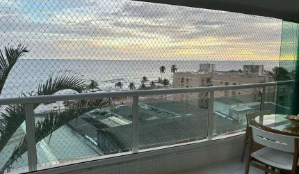 Apartamento com 2 suítes, 2 vagas, vista mar para vender em Ondina