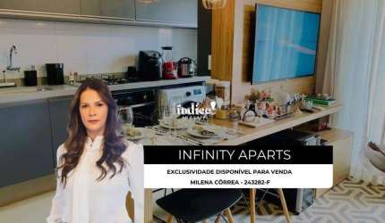 Apartamento no Bairro Santa Cruz do José Jacques, 2 quartos, 2 vagas, Infinite Aparts
