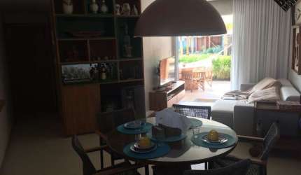 Village em Itacimirim, PORTEIRA FECHADA, NASCENTE, térreo, 3 suítes,  varanda, lavabo, banheiro de serviço, 2 vagas