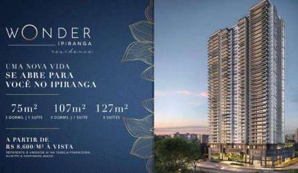 Apartamento para Venda em São Paulo, Sacomã, 3 dormitórios, 3 suítes, 4 banheiros, 2 vagas