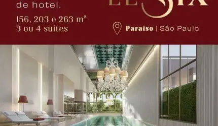 Apartamento para Venda em São Paulo, Paraíso, 4 dormitórios, 4 suítes, 5 banheiros, 3 vagas