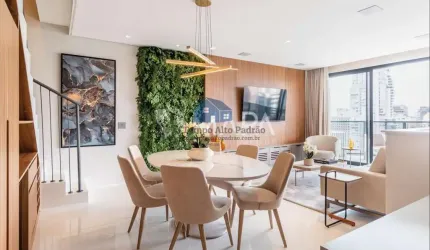 Lindo Duplex totalmente mobiliado e decorado com 2 suites e 2 vagas