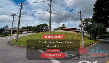 Terreno à venda Condomínio Estância Marambaia em Vinhedo