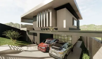 Bom Clima - Linda casa! Com 4 quartos, sendo 3 suítes, 4 vagas de garagem - Ampla área gourmet e externa