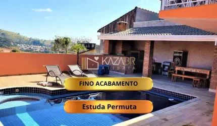 Casa à venda, 3 dormitórios – 2 suítes, piscina, 240m2 – $795.000 – Jd. Real - Bom Jesus dos Perdões - SP