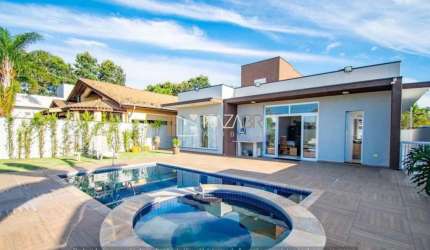 Casa térrea à venda, condomínio fechado, 3 suítes, 230m² - $2.150.000 – Shambala II – Atibaia / SP