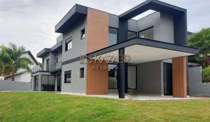 Casa à venda, 4 suítes, piscina, 306m² - $3.200.000 – Condomínio Figueira Garden – Atibaia/SP