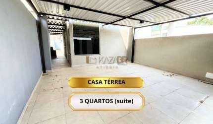 Casa Térrea com 3 dormitórios, 120 m² - venda por R$ 699.000 ou aluguel por R$ 3.600/mês - Jardim dos Pinheiros - Atibaia/SP