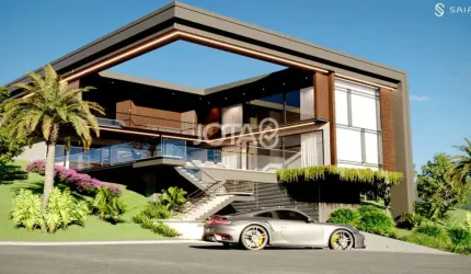 Casa nova com 4 suítes no Ecoville - J8