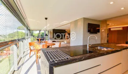 Apartamento Ecoville 3 suítes 4 vagas face norte