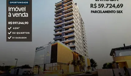 Lançamento de Itajaí no Bairro Sao Joao, momento certo para investir NA PLANTA. 2 quartos sendo 1 suite