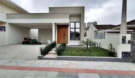 Pronta pra morar  Aceita permuta até 400 mil Nova Casa com 3 dormitórios 137 m² Privativos - Praia de Fora - Palhoça/SC