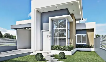 CASA 3 Quartos, 1 Suíte, 1 Vaga - Forquilhas - Santa Catarina