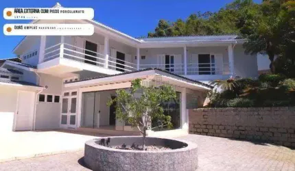 Linda Mansão com 5 Dorms - Ponta de Baixo - São José/SC