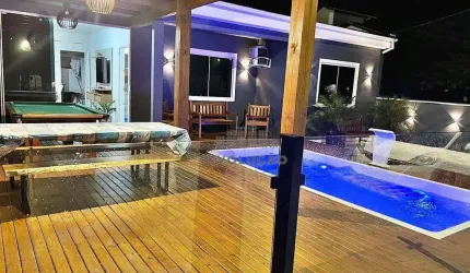 CASA 3 Quartos, Piscina, 1 Vaga - Pinheira