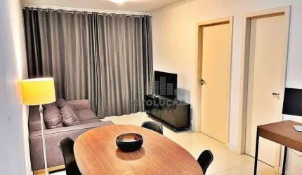 APTO 1 Quarto, 1 Vaga, Semi Mobiliado - Campinas