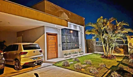CASA 3 Quartos, Piscina, 4 Vagas - Sertão do Maruim