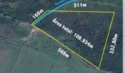 Sitio 107.000m² com Cachoeira -Gov. Celso Ramos