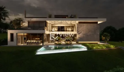 Casa em condomínio fechado com 5 quartos à venda na Rua Anastácio Homann, 651, Orleans, Curitiba, 600 m2 por R$ 8.890.000