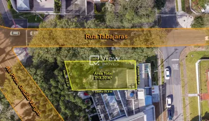 Terreno comercial à venda na Avenida Presidente Getúlio Vargas, 3965, Vila Izabel, Curitiba por R$ 1.100.000