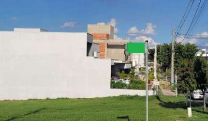 Terreno em condomínio fechado à venda na Rua Christiano Seleguin, Jardim Bréscia, Indaiatuba por R$ 455.500