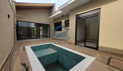Casa em condomínio fechado com 2 quartos à venda na Márcio José Battistuci, 28, Loteamento Park Gran Reserve, Indaiatuba, 134 m2 por R$ 1.100.000
