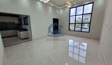Casa em condomínio fechado com 3 quartos à venda na Belas Artes, Jardim Residencial Viena, Indaiatuba, 160 m2 por R$ 1.195.000