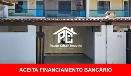 Casa com 2 quartos sendo 1 suíte, sala, cozinha , banheiro, área de serviço, garagem e varanda. Próximo a orla, lagoa, praça e ao centro. Aceita finan