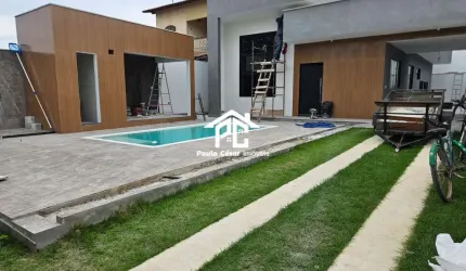 Casa à venda em Araruama-RJ, Vila Capri: 3 quartos, 2 suítes, 2 salas, 1 banheiro, 1 vaga de garagem, 140m² de área.