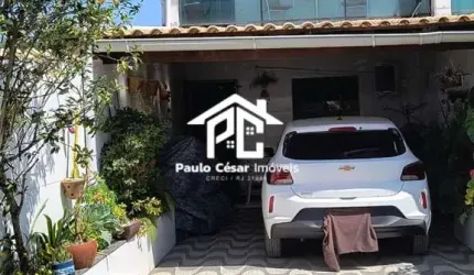 Imperdível casa à venda em Araruama-RJ, bairro Pontinha: 2 quartos, 1 sala, 3 banheiros, garagem e 80m²!