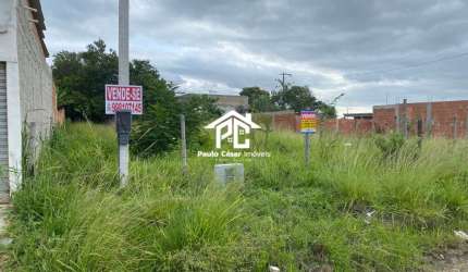 Terreno com 450m², água, luz e condução na porta. Documento particular de compra e venda. Somente á vista.