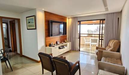 Apartamento Pituba, Tati Moreno, vista mar,  3/4 com 2 suítes  e 3 vagas