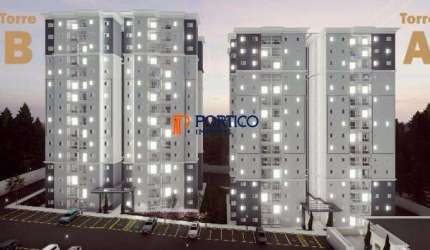 Apartamento na planta, 60m², dois dormitórios e duas vagas. Paulínia-SP