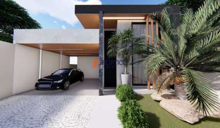 Casa térrea 3 dormitórios nova em loteamento aberto, Campinas/SP