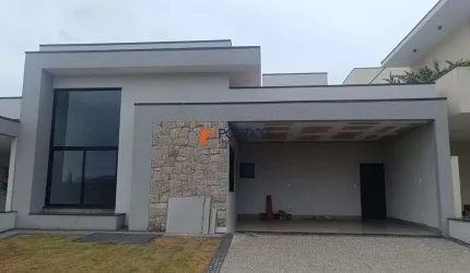 Casa Nova à venda em condomínio com piscina, Paulínia-SP