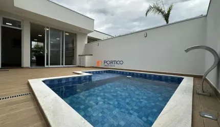 Casa térrea é nova a venda no Royal Garden em Paulínia