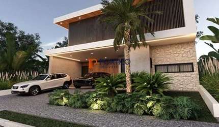 Sobrado com 366 m²,4 suítes à venda no Santorini Paulínia!