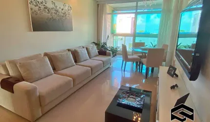 LINDO APARTAMENTO, 03 SUÍTES, VISTA AO MAR E LAZER COMPLETO!