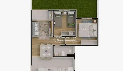 Apartamento com 2 dormitórios à venda, 47 m² por R$ 253.300,00 - Jardim Mesquita - Jacareí/SP
